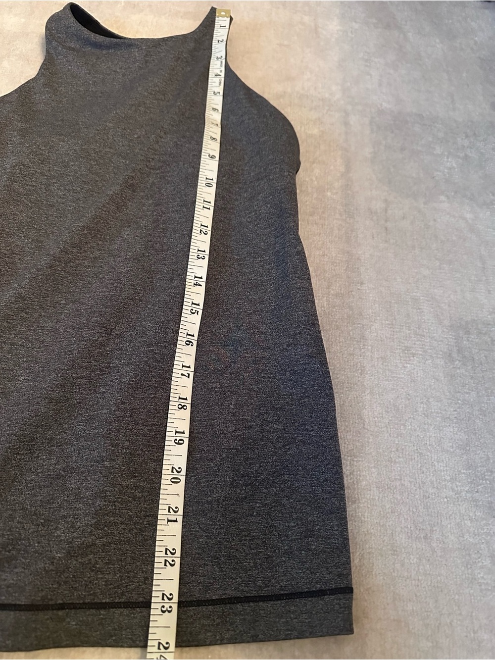 Lululemon Heather Training Tank Top With Built In Bra Racerback - Picture 11 of 11